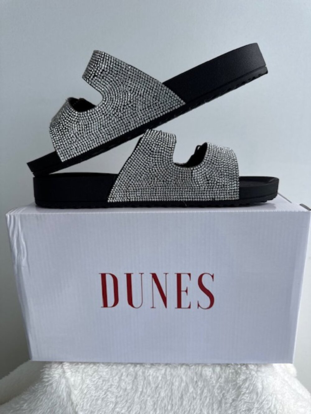 Dunes Starlight Rhinestone Slides - Picture 2 of 6